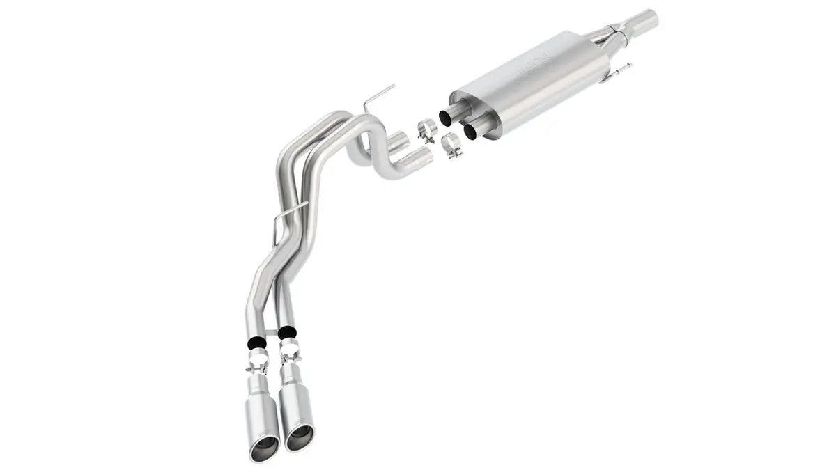 Borla Ss S-Type Cat-Back Exhaust System For 2010–2014 Ford F-150 Svt Raptor (6.2L V8) 1