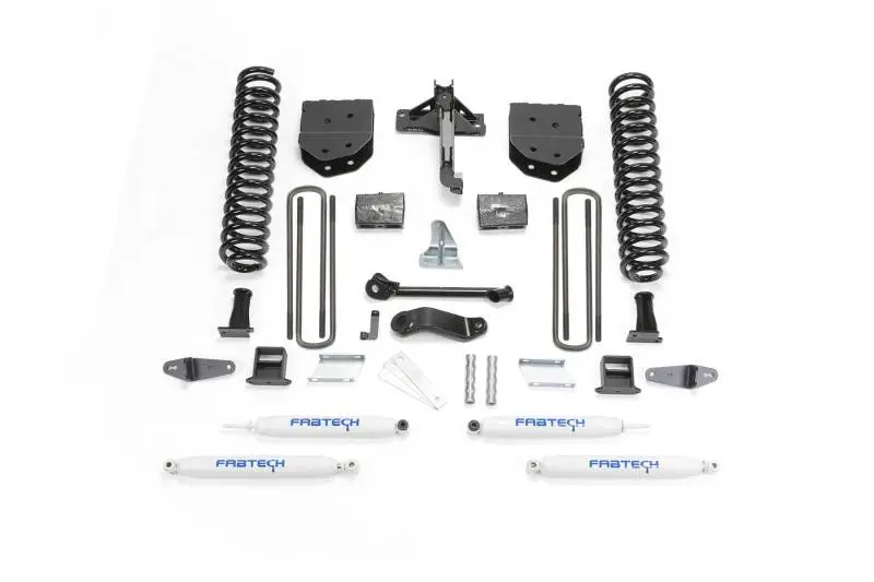 Fabtech 6-Inch Lift System – Basic 4Wd Suspension Kit For 2008–2010 Ford F-450/F-550 With Performance Shocks 1