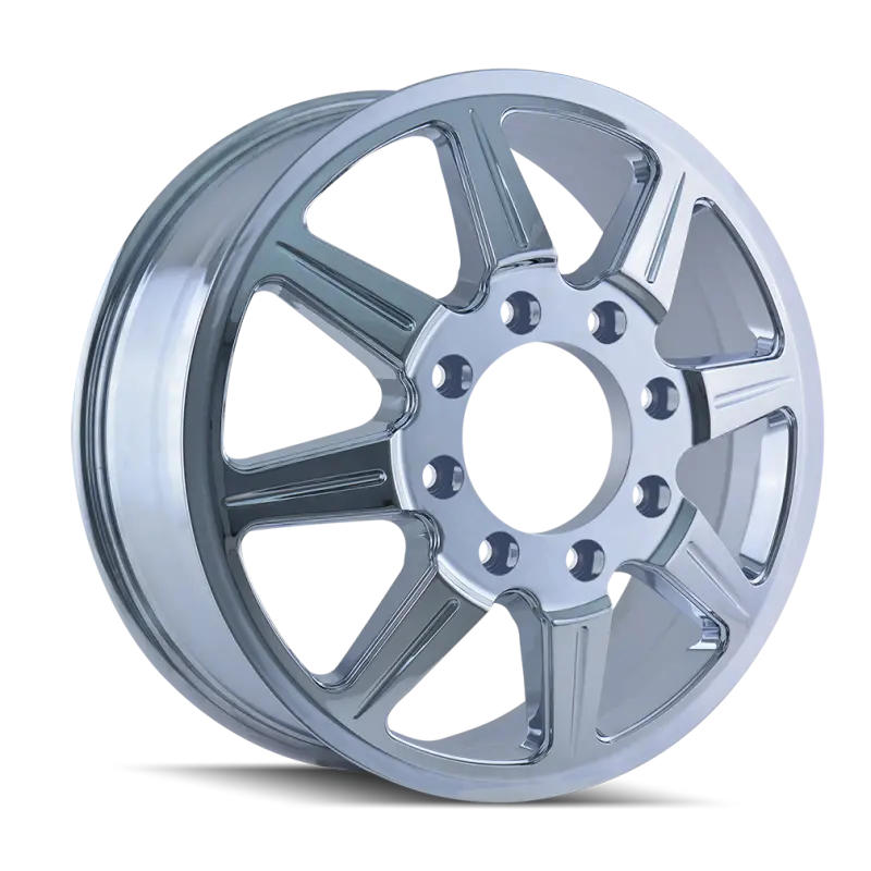 Mayhem 8101 Monstir Inner-Chrome Wheel: 20X8.25", 8X165.1 Bolt Pattern, 127Mm Offset, 121.3Mm Hub Bore 1