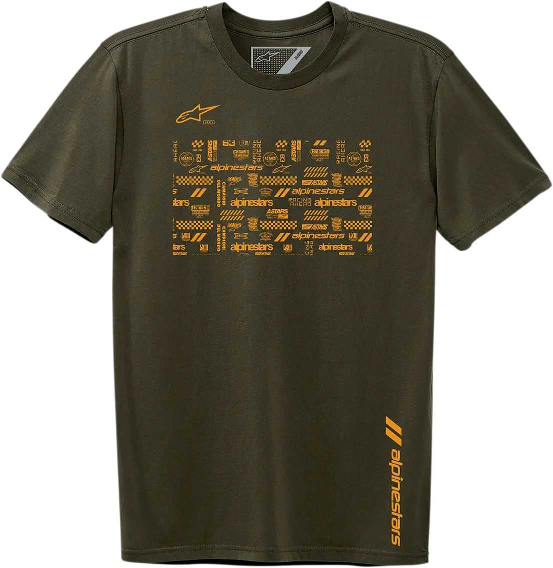 Alpinestars Chaotic Graphic T-Shirt – Military-Inspired Design, Medium Fit (Style 123072109690M) 1