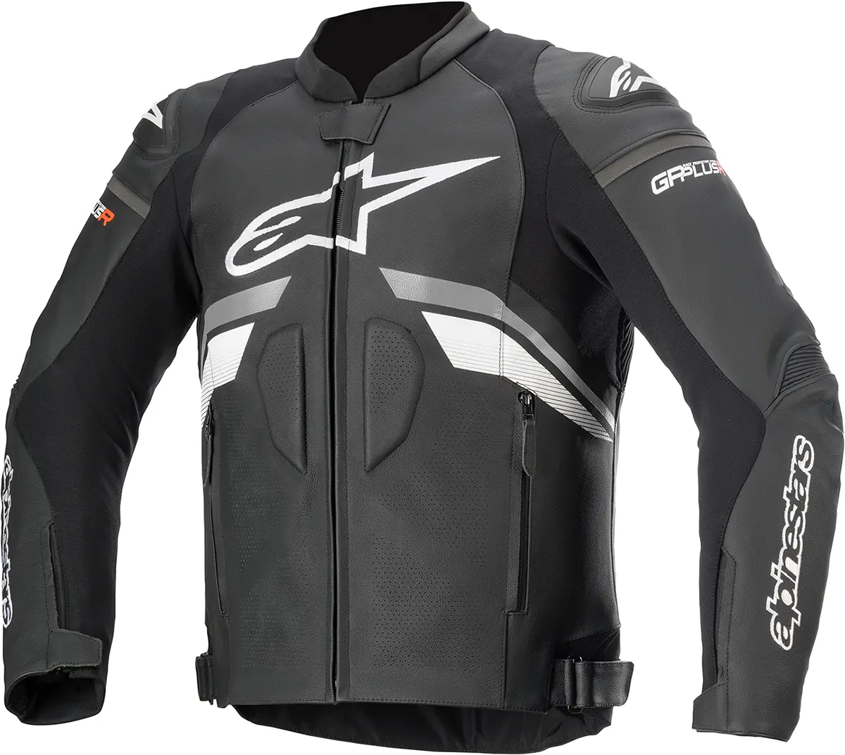 Alpinestars Gp Plus R V3 Leather Motorcycle Jacket – Black/Gray/White, Size Us 50 (Eu 60) 1