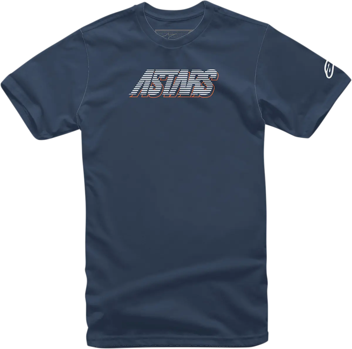 Alpinestars Lanes Short-Sleeve T-Shirt — Navy, Medium (Model 12117200370M) 1