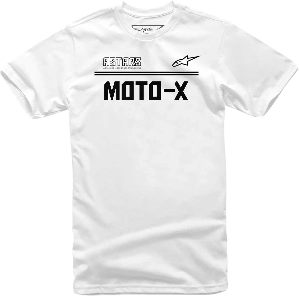 Alpinestars Moto X Crew Neck T-Shirt – White/Black Contrast Design, Xl (Model 1213720242010Xl) 1