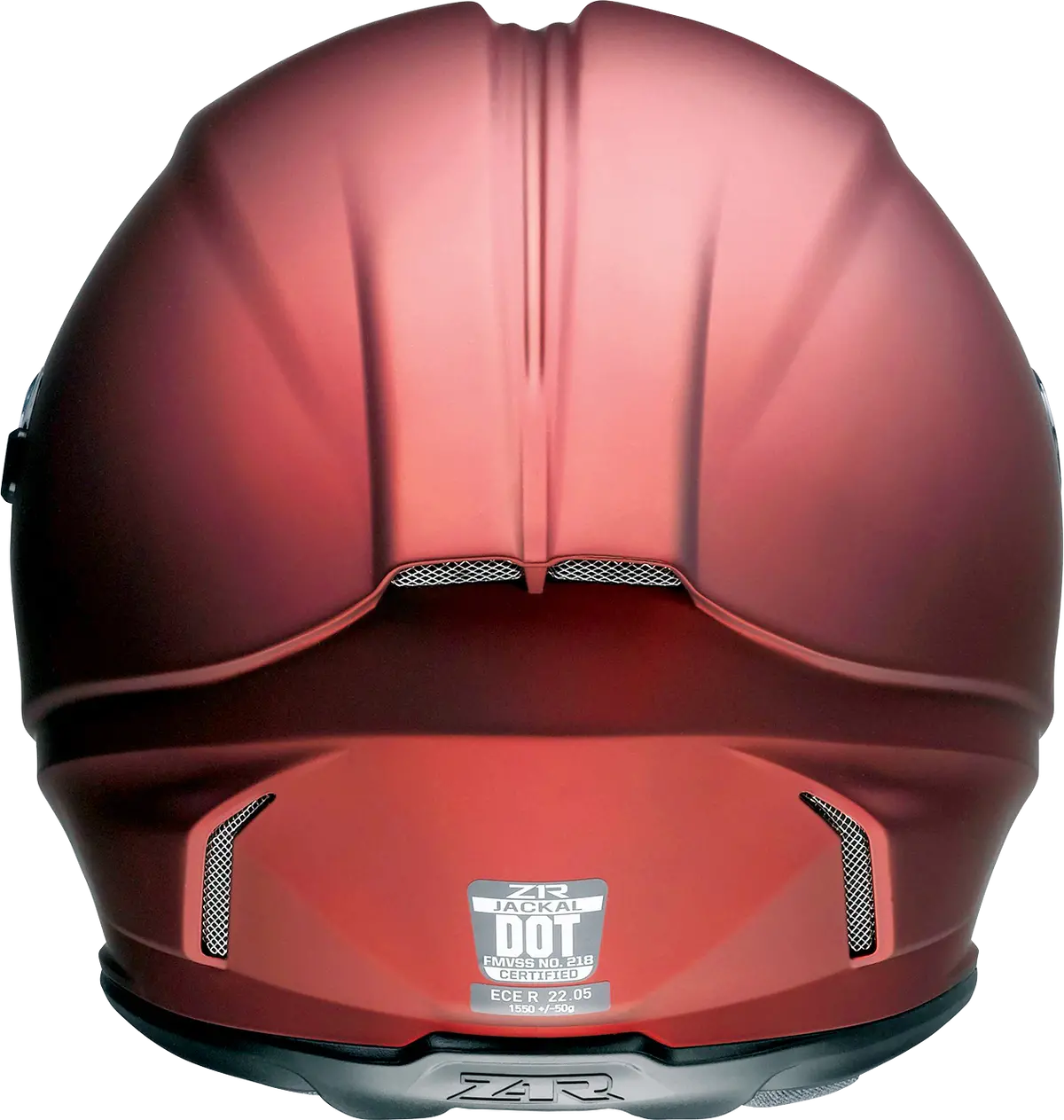 Z1R Jackal Full-Face Motorcycle Helmet – Satin Red, Size 3Xl (Model 0101-14827) 2