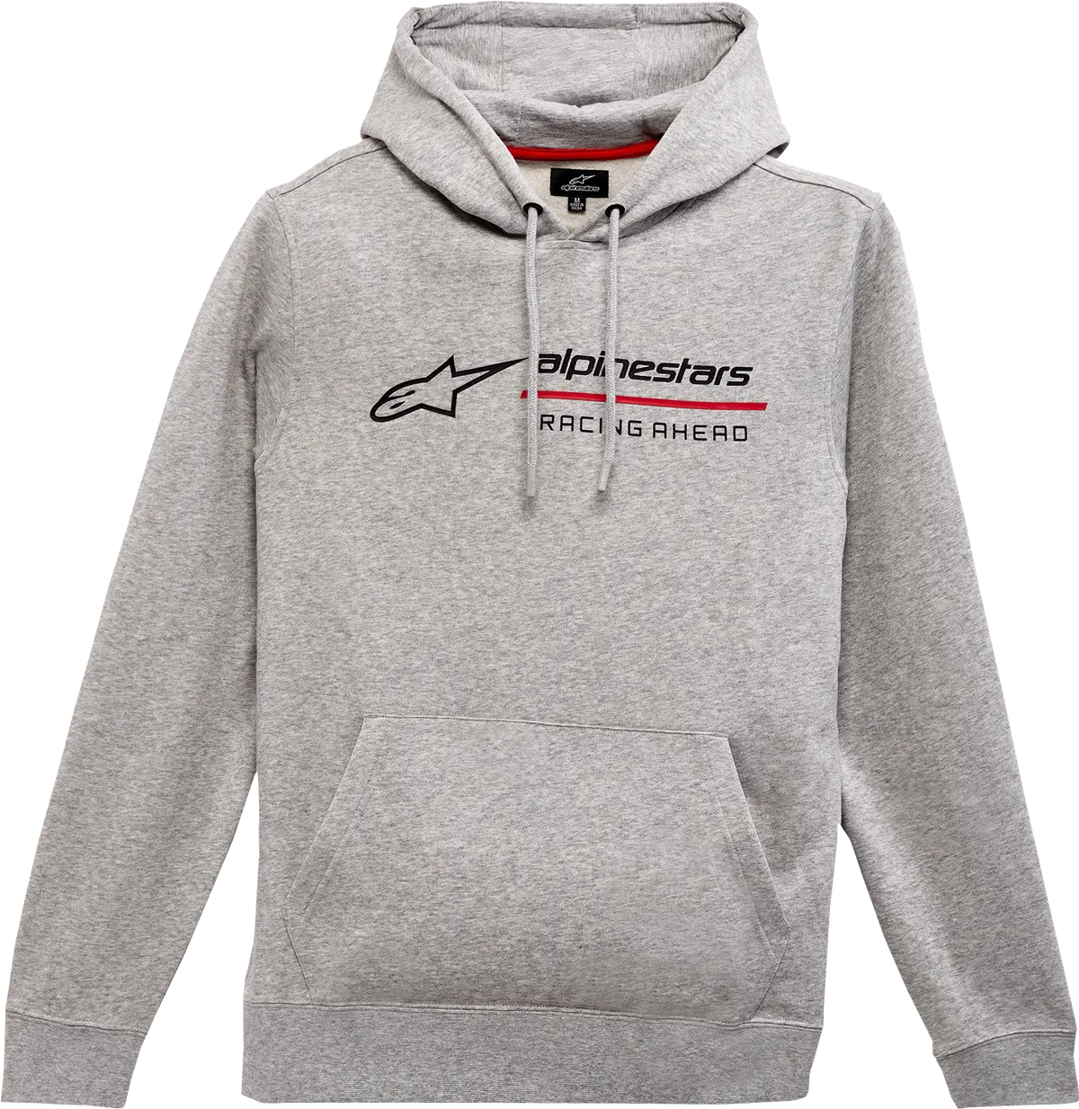Alpinestars Linear Race Hoodie – Gray, Size Large (Model 1232-510001026L) 1
