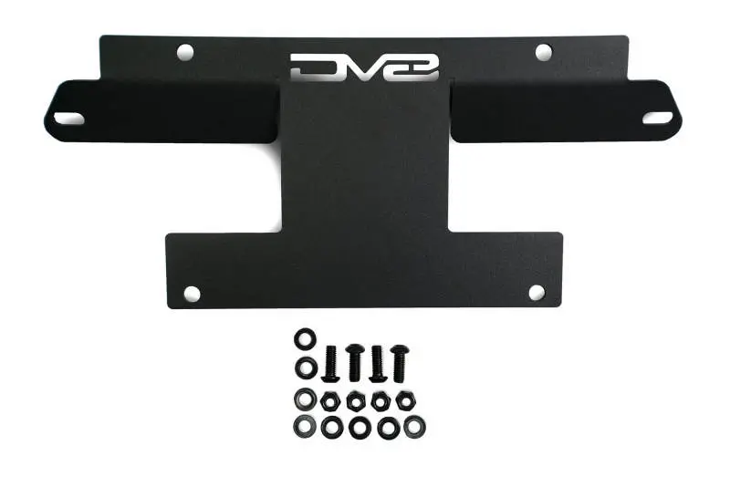 Dv8 Offroad License Plate Relocation Bracket — Front-Mount Kit For 2021–2022 Ford Bronco Factory Bumper 1