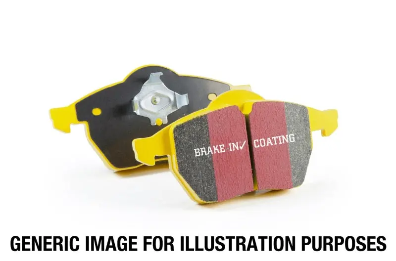Ebc Yellowstuff High-Performance Front Brake Pads For 2015–2021 Ford Mustang 2.3L Ecoboost (Performance Package) 1
