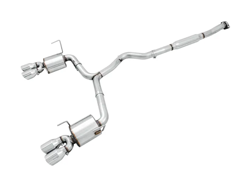 Awe Tuning Touring Edition Exhaust System For 2015+ Subaru Wrx Sedan (Va) – Chrome Silver Tips 1
