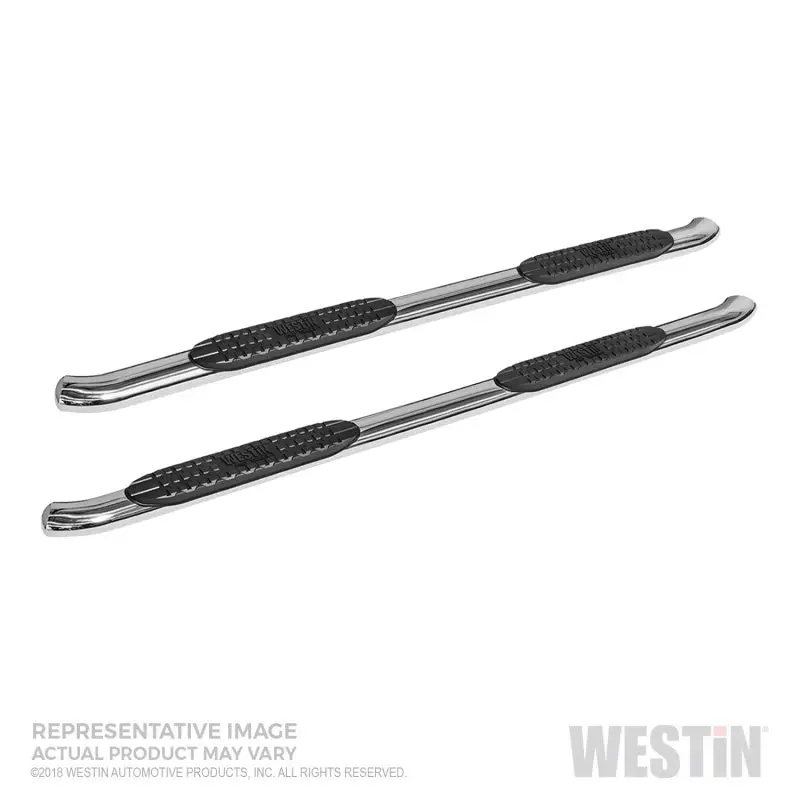 Westin Pro Traxx 4-Oval Stainless Steel Nerf Bars For 2019 Chevrolet Silverado 1500 & Gmc Sierra 1500 Crew Cab 1