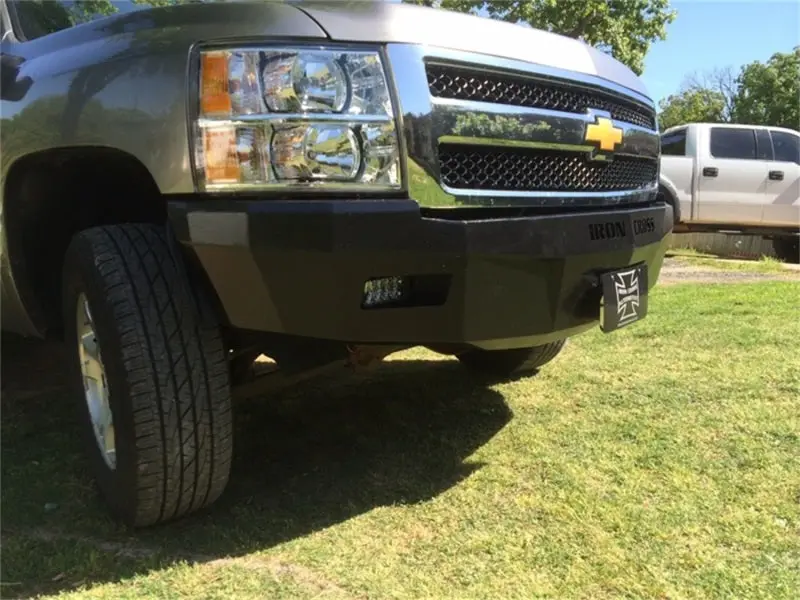 Iron Cross Rs Series Gloss-Black Front Bumper For 2007–2013 Gmc Sierra 1500 1