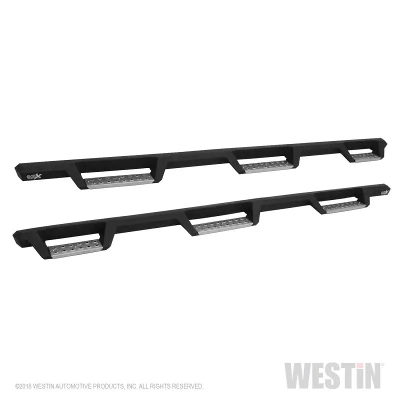 Westin Hdx Stainless Steel Nerf Step Bars — Textured Black, For 1999–2016 Ford F-250/F-350 Crew Cab (6.75' Bed) 1