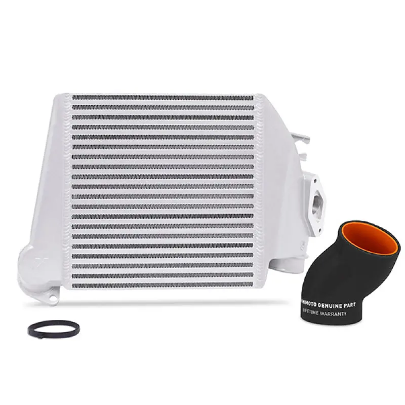 Mishimoto Top-Mount Intercooler Kit For 2008–2014 Subaru Wrx – Silver Powder Coat With Black Silicone Hoses 1