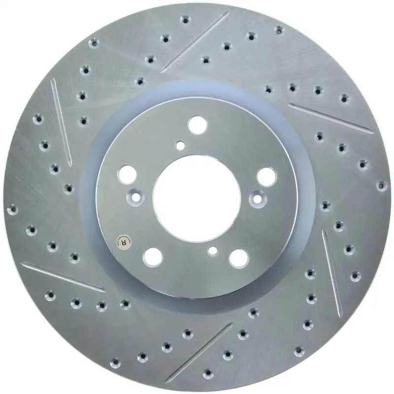 Stoptech Select Sport 2007-2013 Acura Mdx Drilled And Slotted Front Right Brake Rotor 1