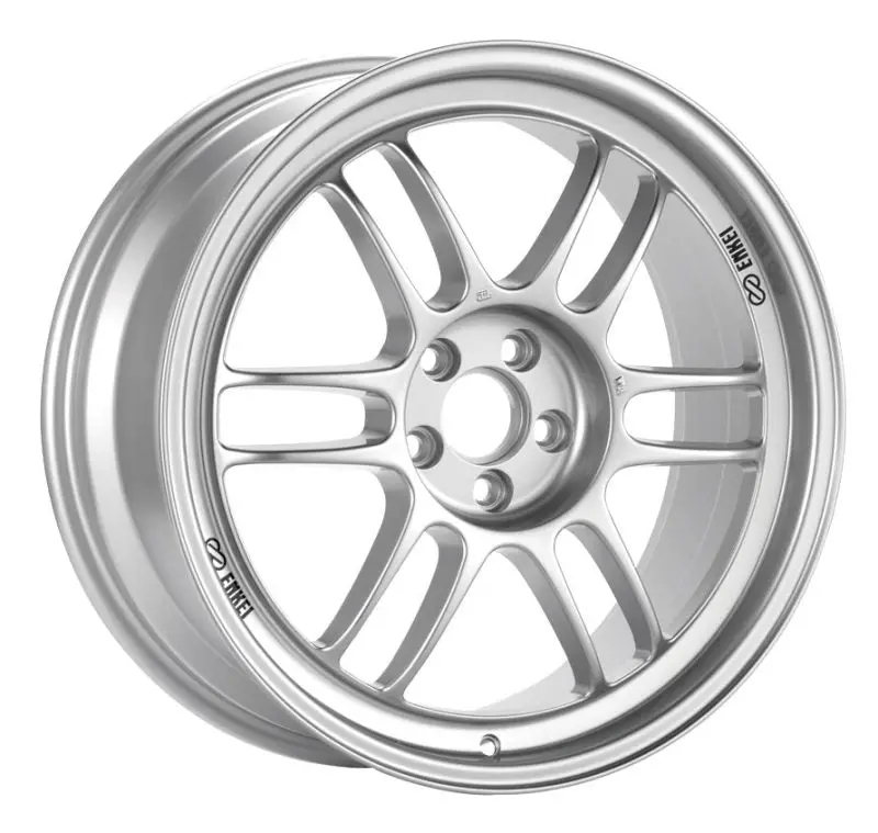 Enkei Rpf1 17X8 Inch Wheel – 5X100 Bolt Pattern, 45Mm Offset, 73Mm Bore, Silver Finish (Fits 2002–2010 Wrx & 2004 Sti) 1