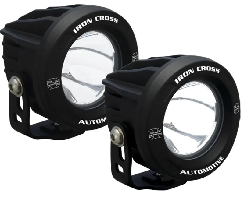 Iron Cross 3.75-Inch Led Bumper Light Pair — 860 Lumens Each, Premium Housing 1
