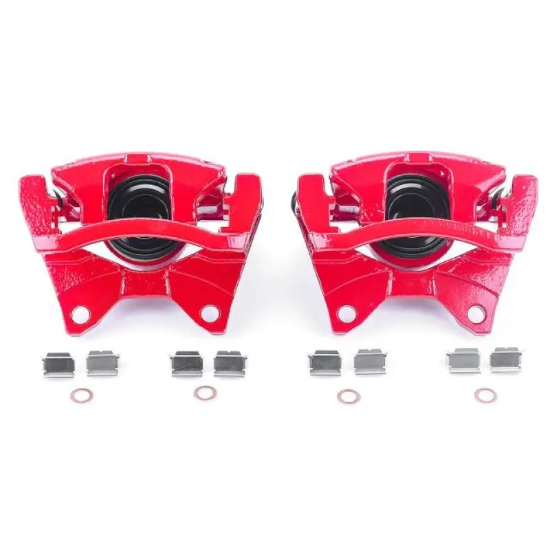 Power Stop 07-11 Dodge Nitro Rear Red Calipers W/Brackets - Pair 1