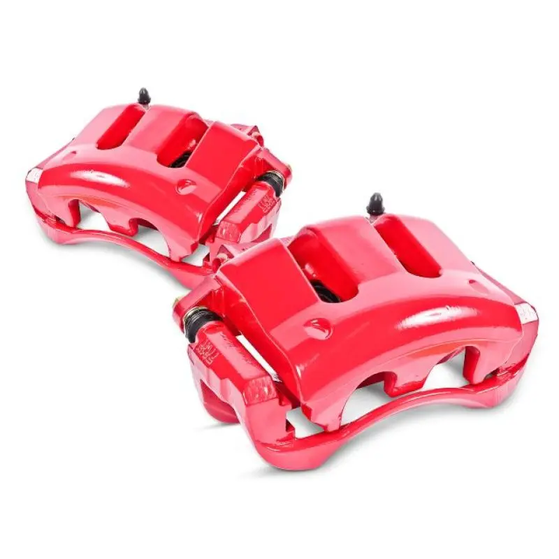 Power Stop Red Caliper Kit With Brackets For Rear Axle Of 2008–2012 Ford F-250 Super Duty 2