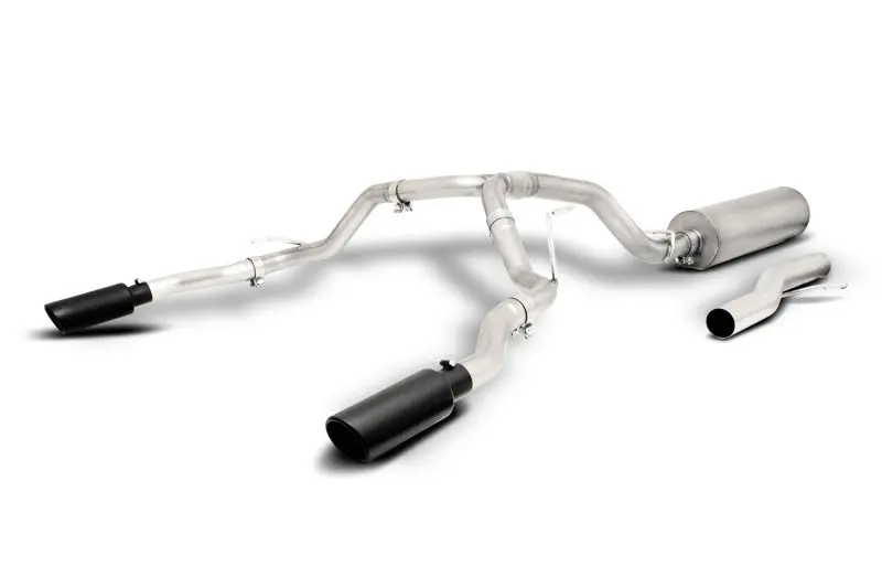 Gibson 21-22 Chevy Tahoe High Country 6.2L 4Wd 2.5In Cat-Back Dual Split T409 Ss Exhaust - Black 1