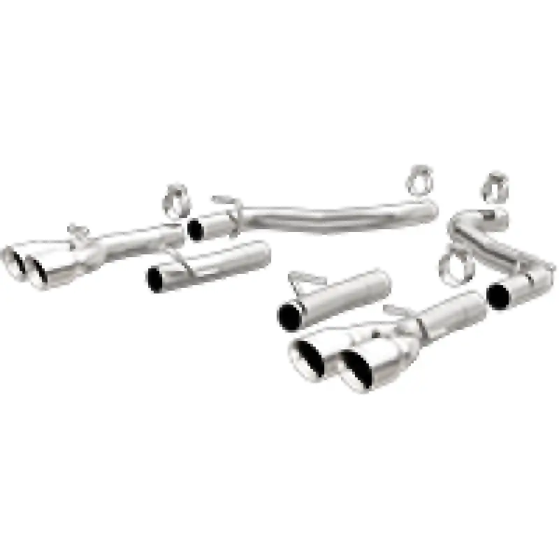Magnaflow Axle-Back Exhaust For 2015 Dodge Challenger 3.6L V6 – Stainless Steel, 2.5In Diameter, Quad-Tip Design 1