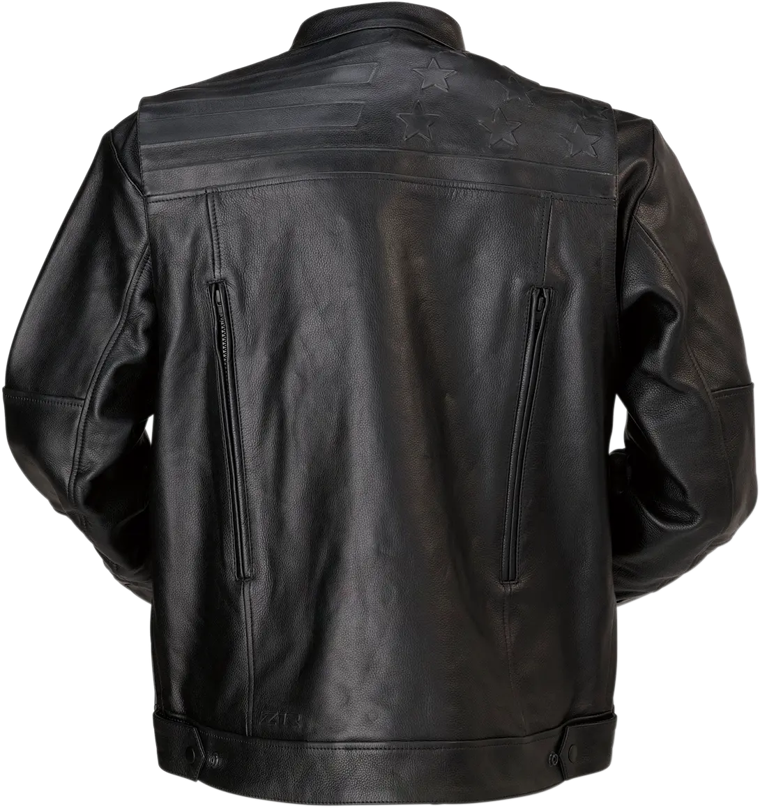 Z1R Deagle Premium Leather Motorcycle Jacket – Black, Medium Fit 1