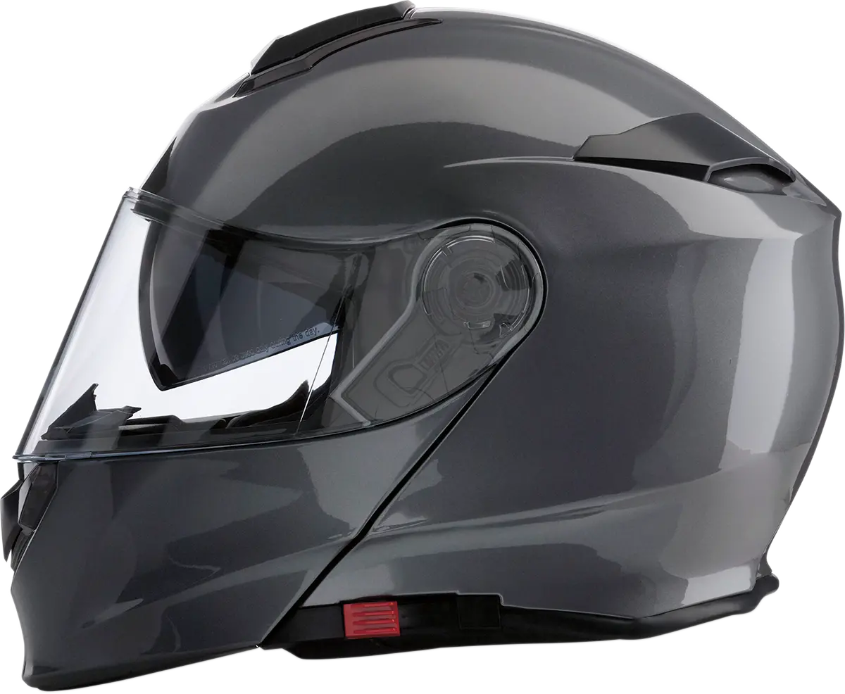 Z1R Solaris Modular Motorcycle Helmet — Dark Silver, Size Xl (Model 0101-10052) 1