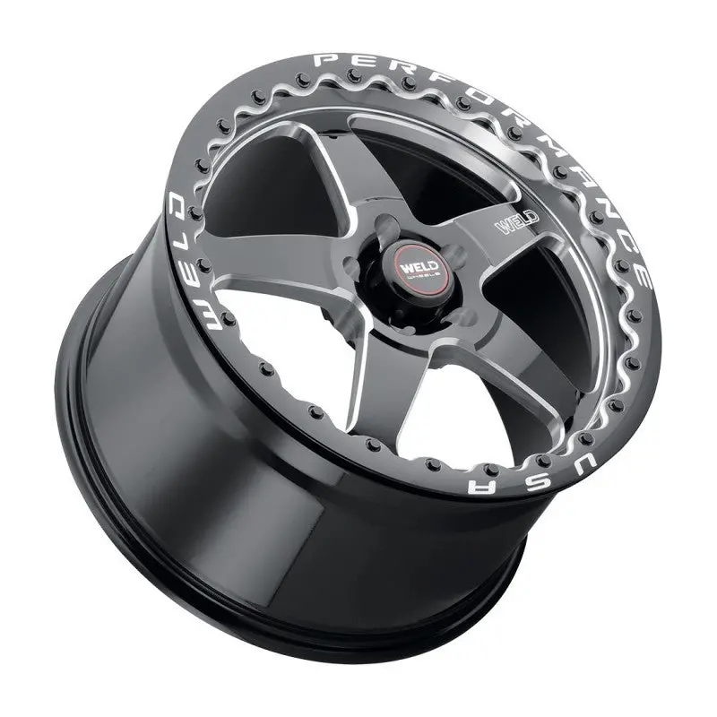 Weld Ventura 15X10 Beadlock Wheel – Gloss Black, 5X115 Bolt Pattern, +22Mm Offset 1