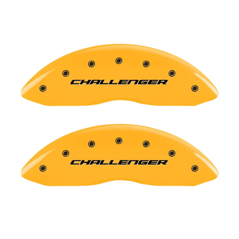 Mgp 4 Caliper Covers Engraved Fr Challenger Rr Vintage Rt Yellow Finish Black Char 06 Dodge Charger 1