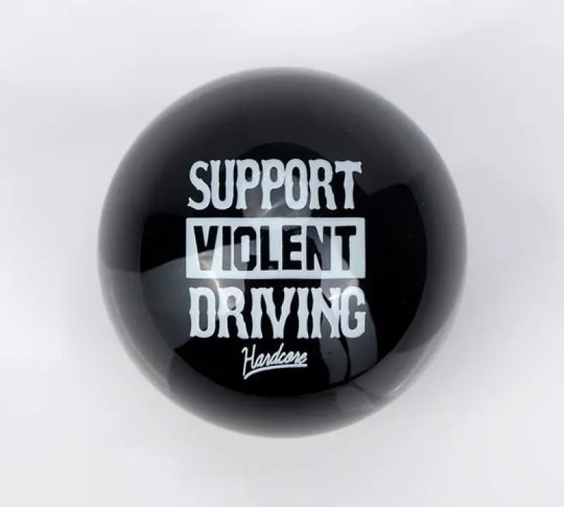 Nrg Hardcore Collaboration Black Round Weighted Shifter Knob 1