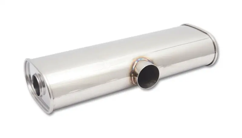 Vibrant Streetpower Oval Muffler – 6" × 10" × 24" Body, 3.5" Inlet, Dual 3" Side-Exit Outputs 1