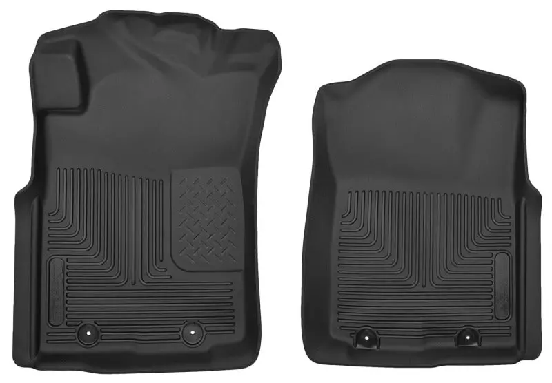Husky Liners X-Act Contour Front Floor Mats – Black, Precision-Fit For 2005–2011 Toyota Tacoma (All Cab Styles) 1