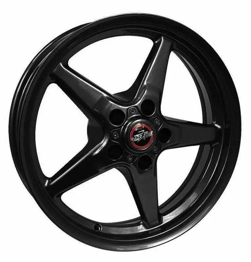 Race Star Drag Star 17X8 Gloss Black Alloy Wheel – 5X108Mm Bolt Pattern, 43Mm Offset, 6.13In Backspace 1