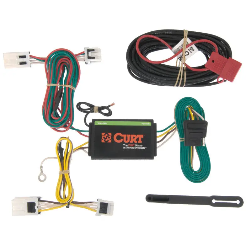 Curt Custom Trailer Wiring Harness – 4-Way Flat Output For 2012–2018 Nissan Nv1500 1