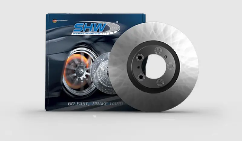 Shw Premium Brake Rotor – Right Front, Smooth Monobloc Design For 2005–2009 Vw Touareg 3.2L/4.2L (18-Inch Wheel Fitment) 1