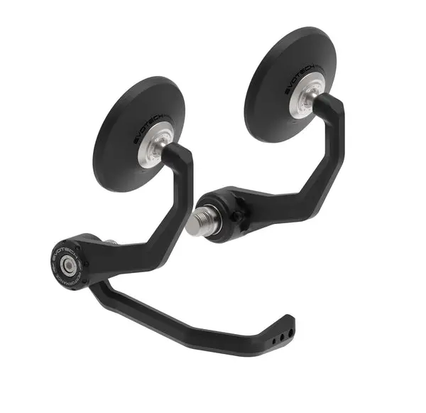 Evotech Bar-End Mirrors With Integrated Brake Protector For Moto Guzzi Motorcycles 1