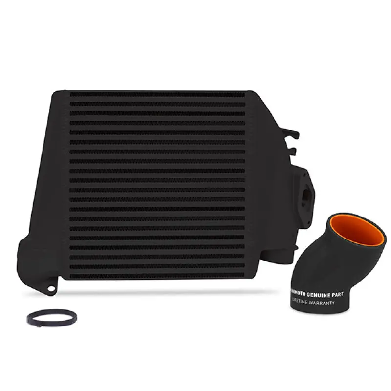 Mishimoto Top-Mount Intercooler Kit – Powder-Coated Black Core With Black Silicone Hoses For 2008–2014 Subaru Wrx 2