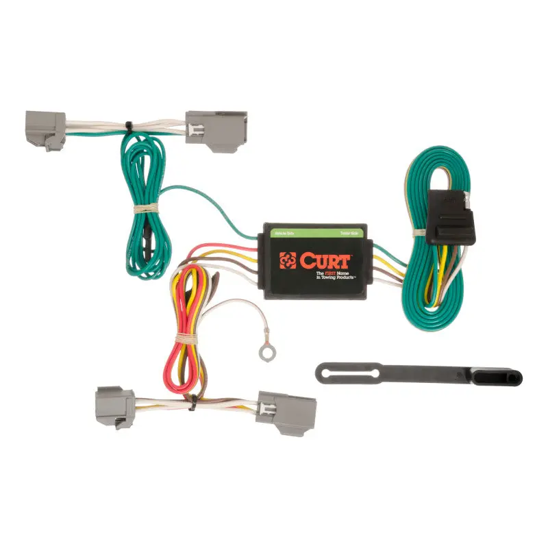Curt Custom Wiring Harness For 2014–2019 Ford Fiesta – 4-Way Flat Trailer Connector Output 1