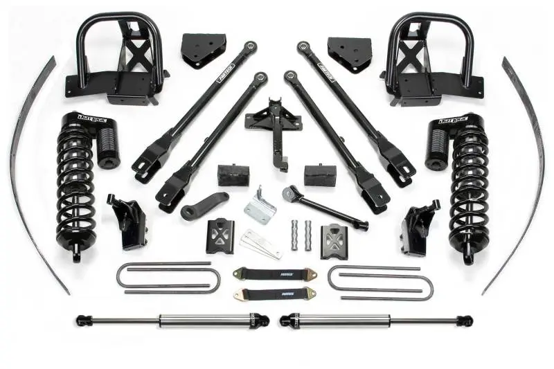 Fabtech 8-Inch 4-Link Lift System For 2008–2010 Ford F-250 4Wd (No Overload) – Includes 4.0 Coilovers & Rear Dl Shocks 1