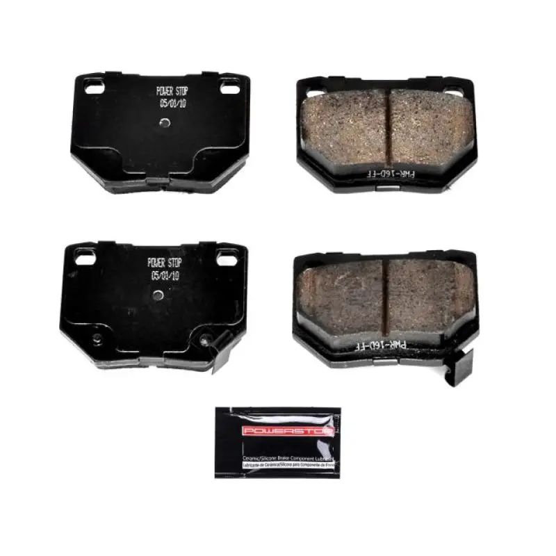 Power Stop Z23 Evolution Sport Rear Brake Pads – For 1990–1996 Nissan 300Zx, Includes Hardware 1