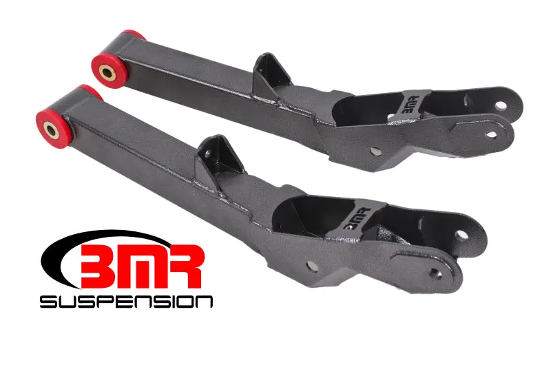 Bmr 10-15 5Th Gen Camaro Rear Lower Control Arms Non-Adj. (Polyurethane) - Black Hammertone 1