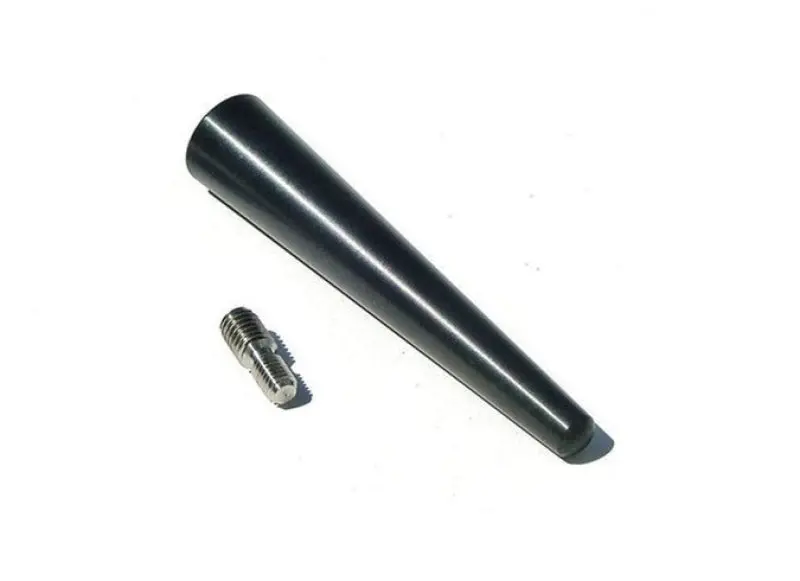 Torque Solution Black Billet Short Antenna Dodge Ram 2009-2015 1