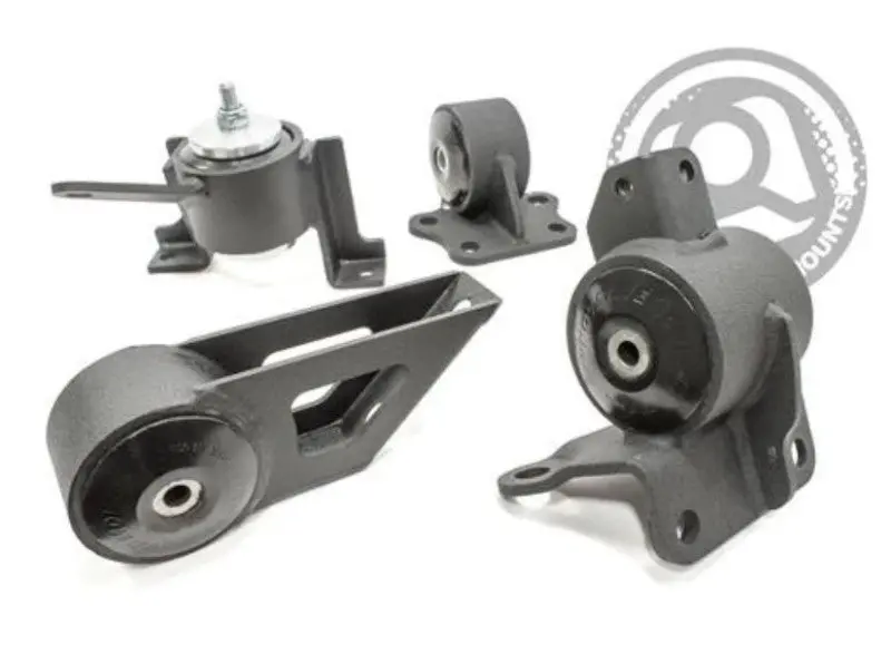 Innovative Black Steel Engine Mounts With 60A Bushings For 2005–2012 Lotus Elise & Exige (2Zz) 1
