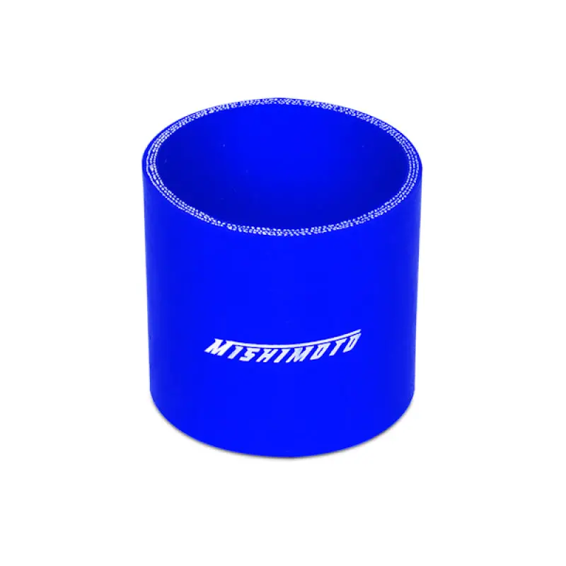 Mishimoto 2.5" Blue Silicone Straight Coupler – High-Performance Hvac And Intake Hose Fitting 1