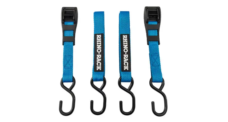 Rhino-Rack Heavy-Duty Tie-Down Strap With Hook — 3-Meter (118-Inch) Pair 1