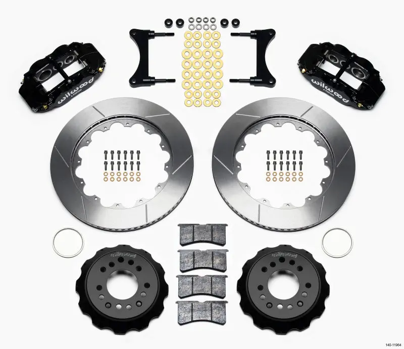 Wilwood Narrow Superlite 6R Front Hat Kit 14.00In 93-96 Mazda Rx7 1