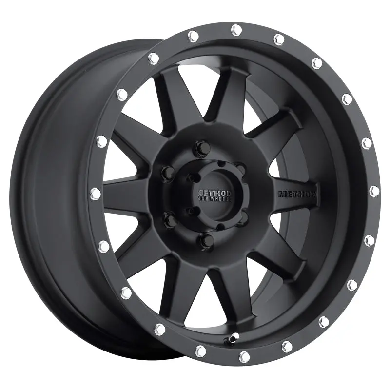 Method Mr301 Matte Black Off-Road Wheel: 17X8.5 1
